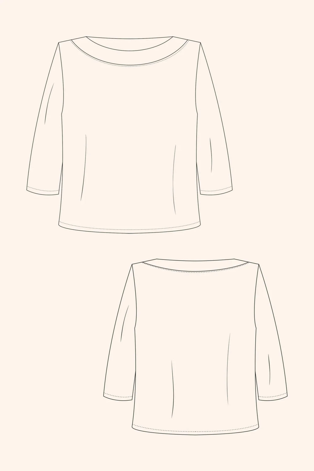 Boat Neck Top
