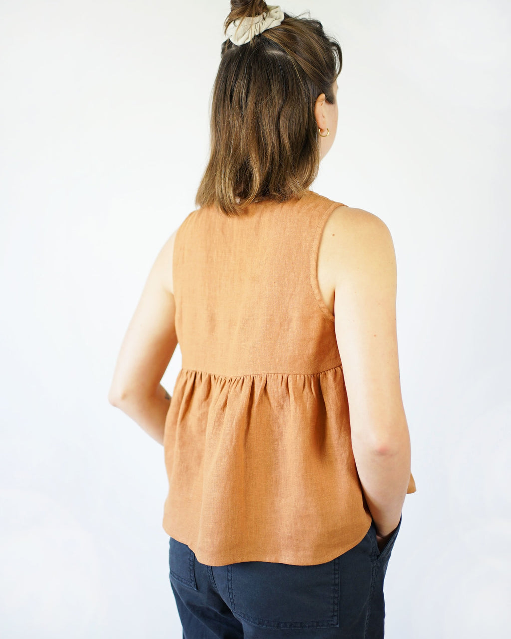 Peplum Split Tank