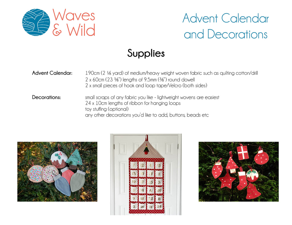 Advent Calendar and Decorations