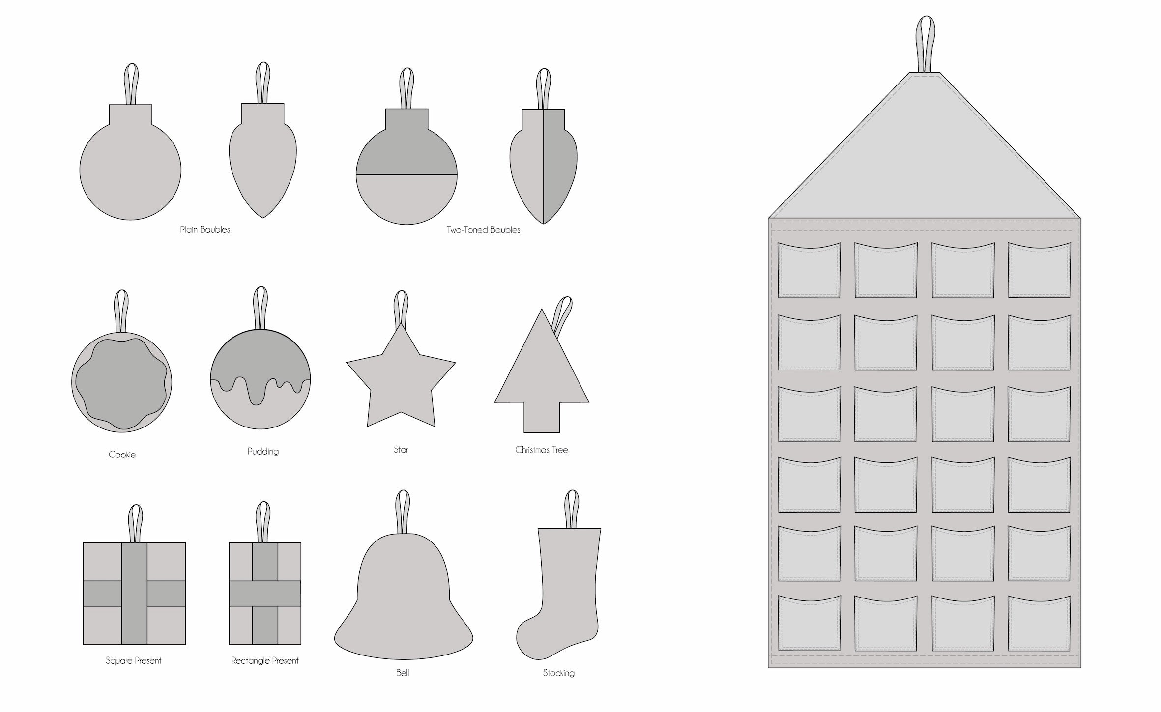 Advent Calendar and Decorations