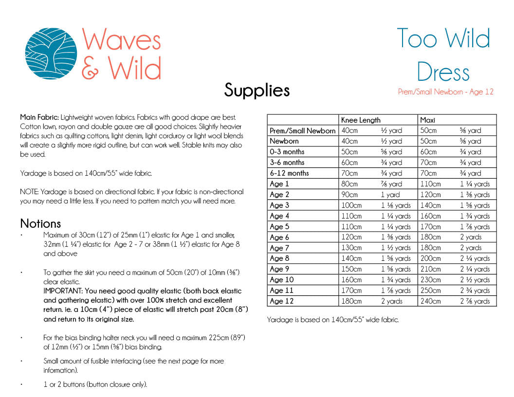 Too Wild Dress