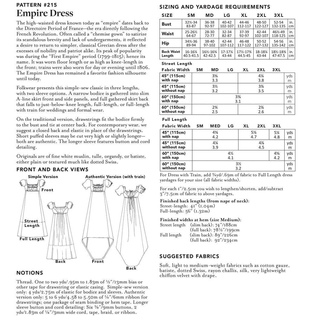 215 Empire Dress