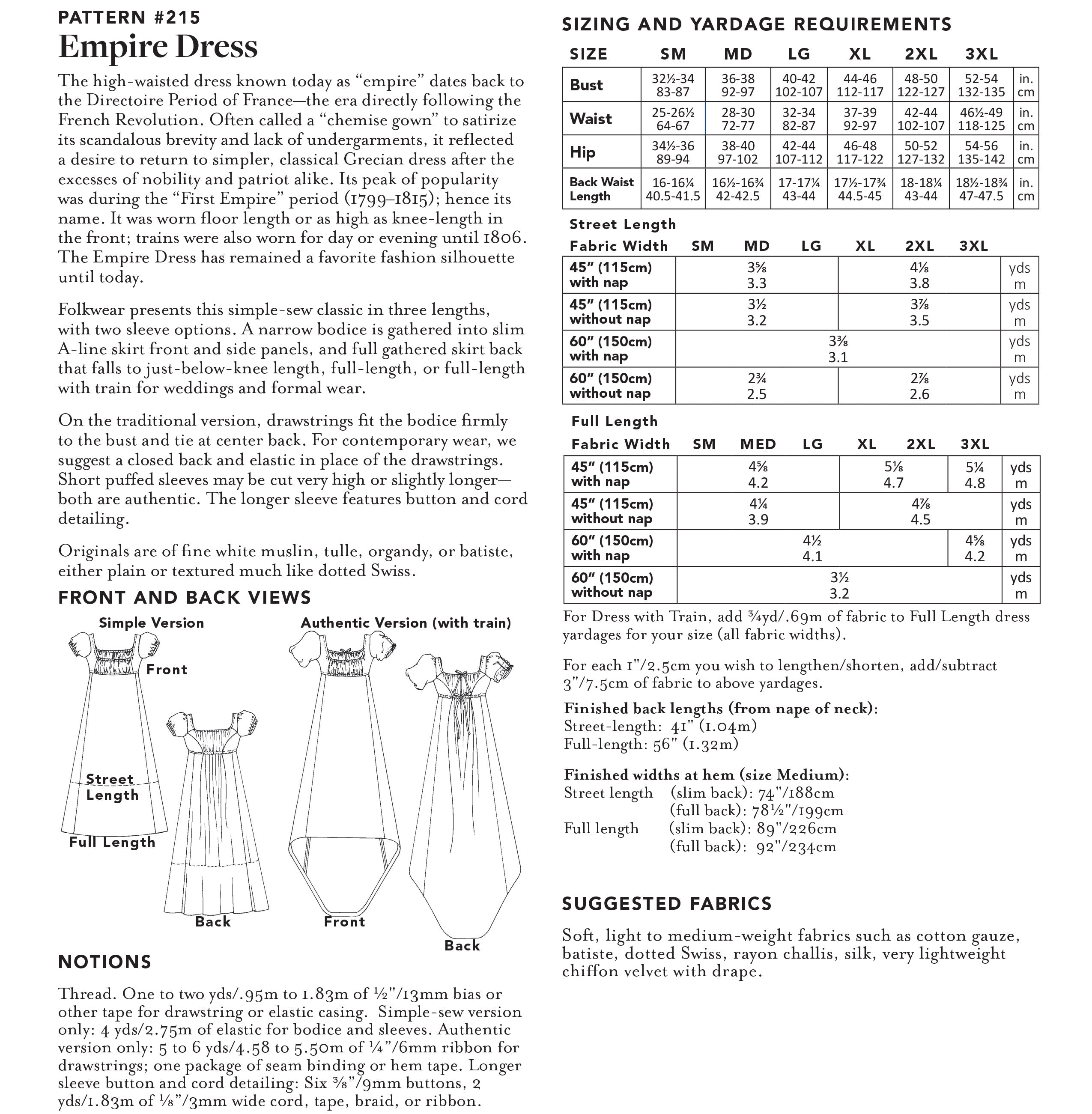 215 Empire Dress