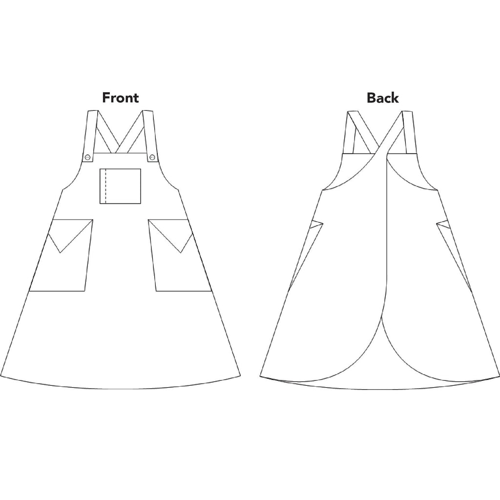 Child's Cookie Apron, Full pattern - PDF