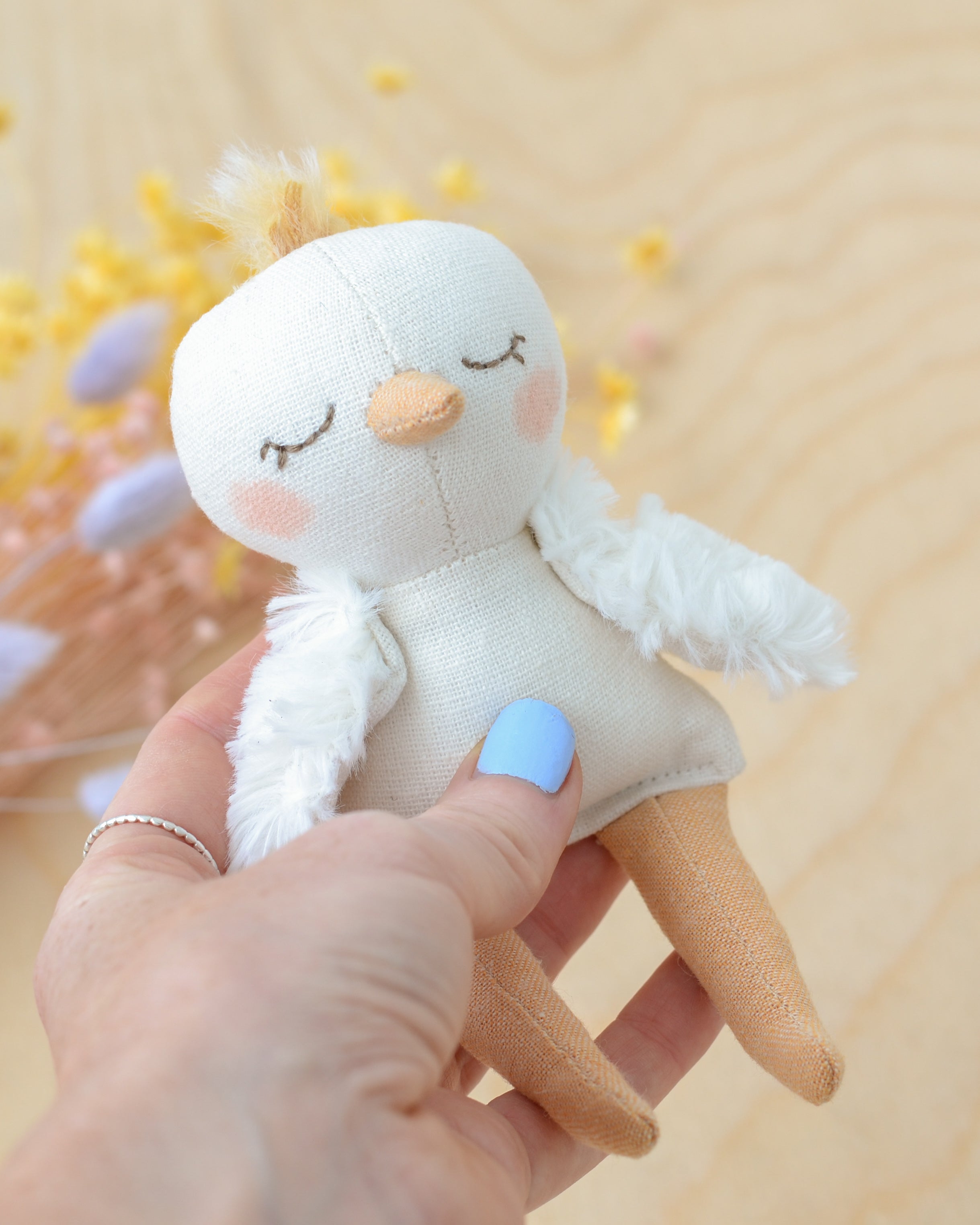 Sewing Pattern - Mini Chick doll + Easter egg bed