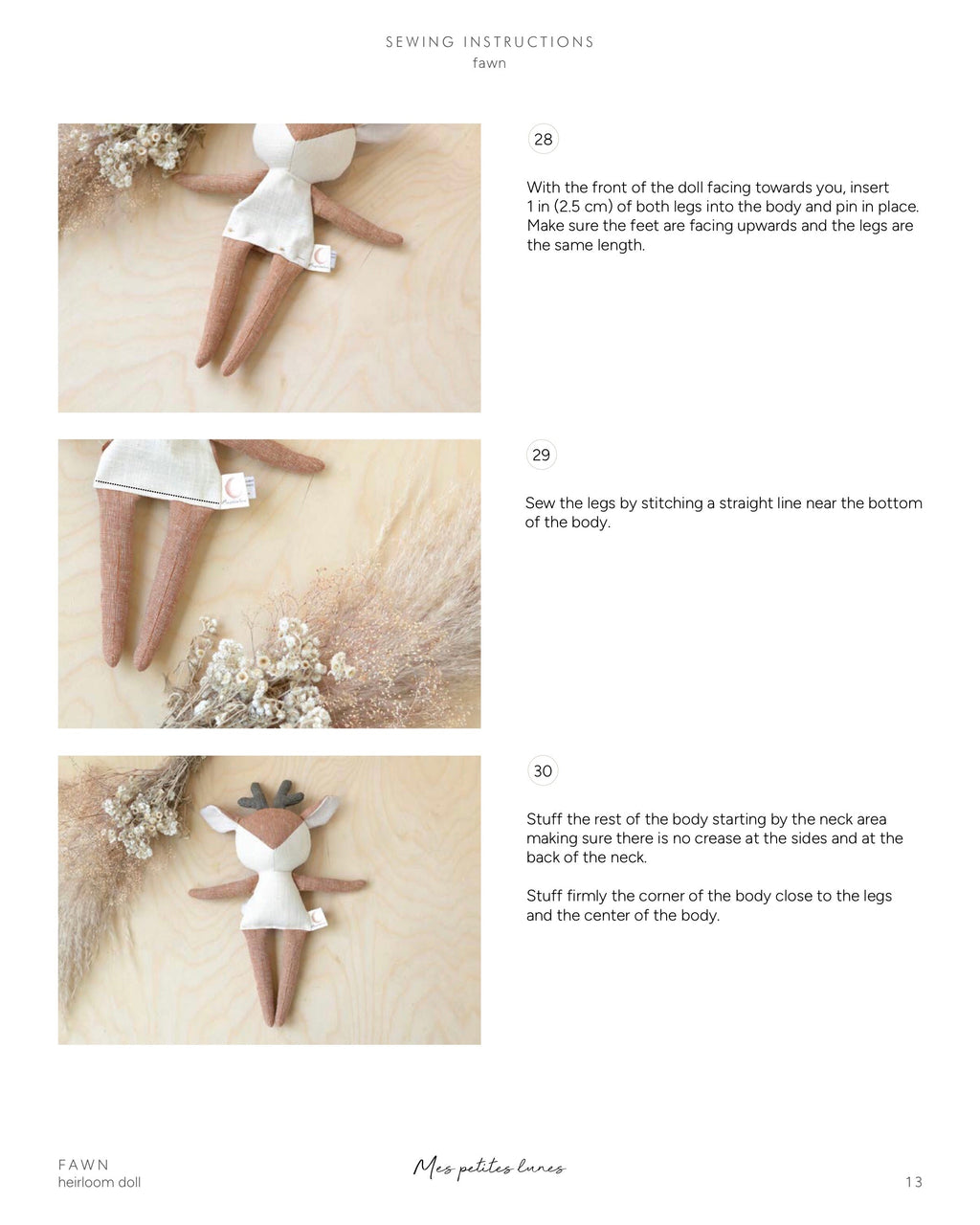 Fawn Pattern Print Fawn Sewing Pattern – THE PATTERN PRESS