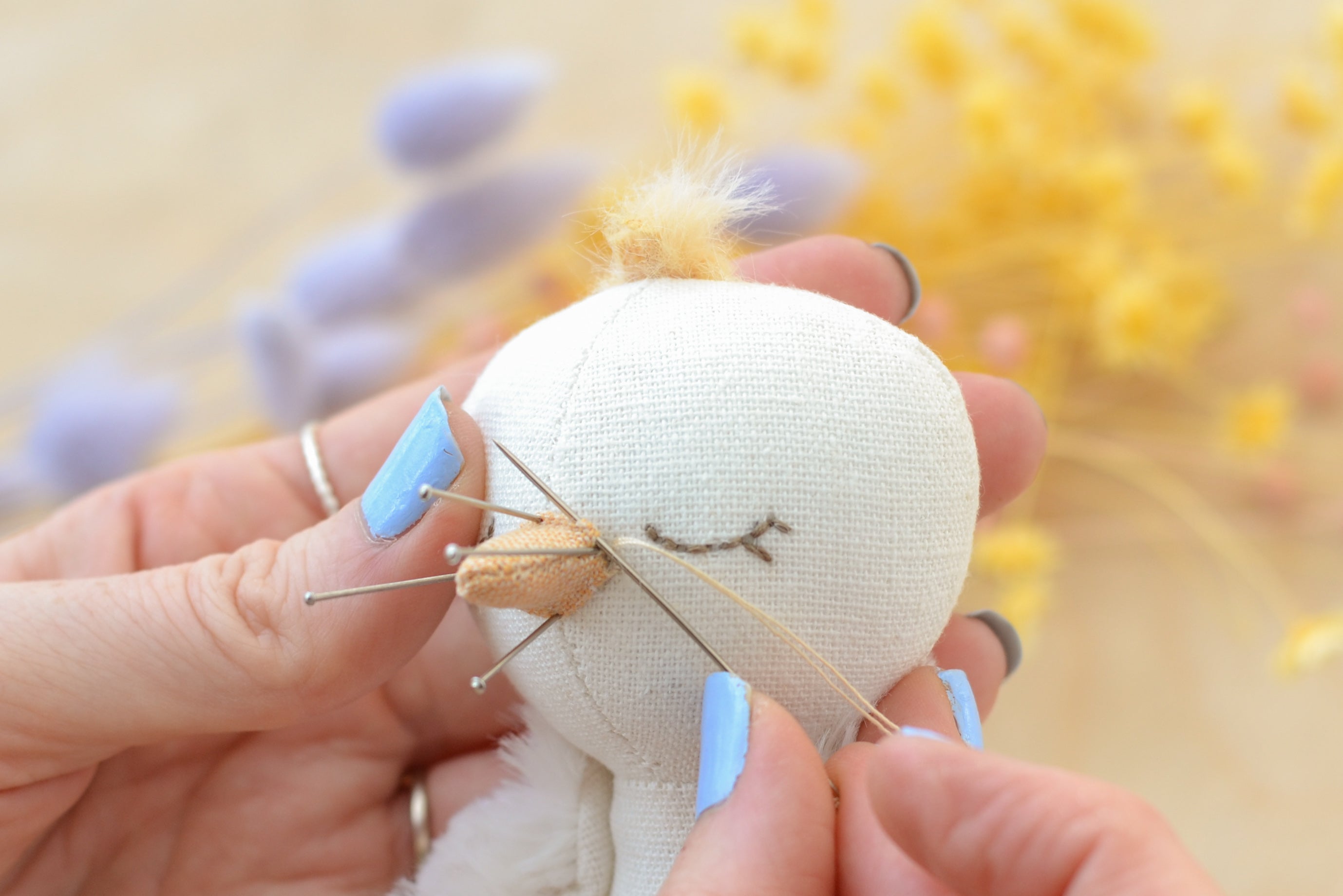 Sewing Pattern - Mini Chick doll + Easter egg bed