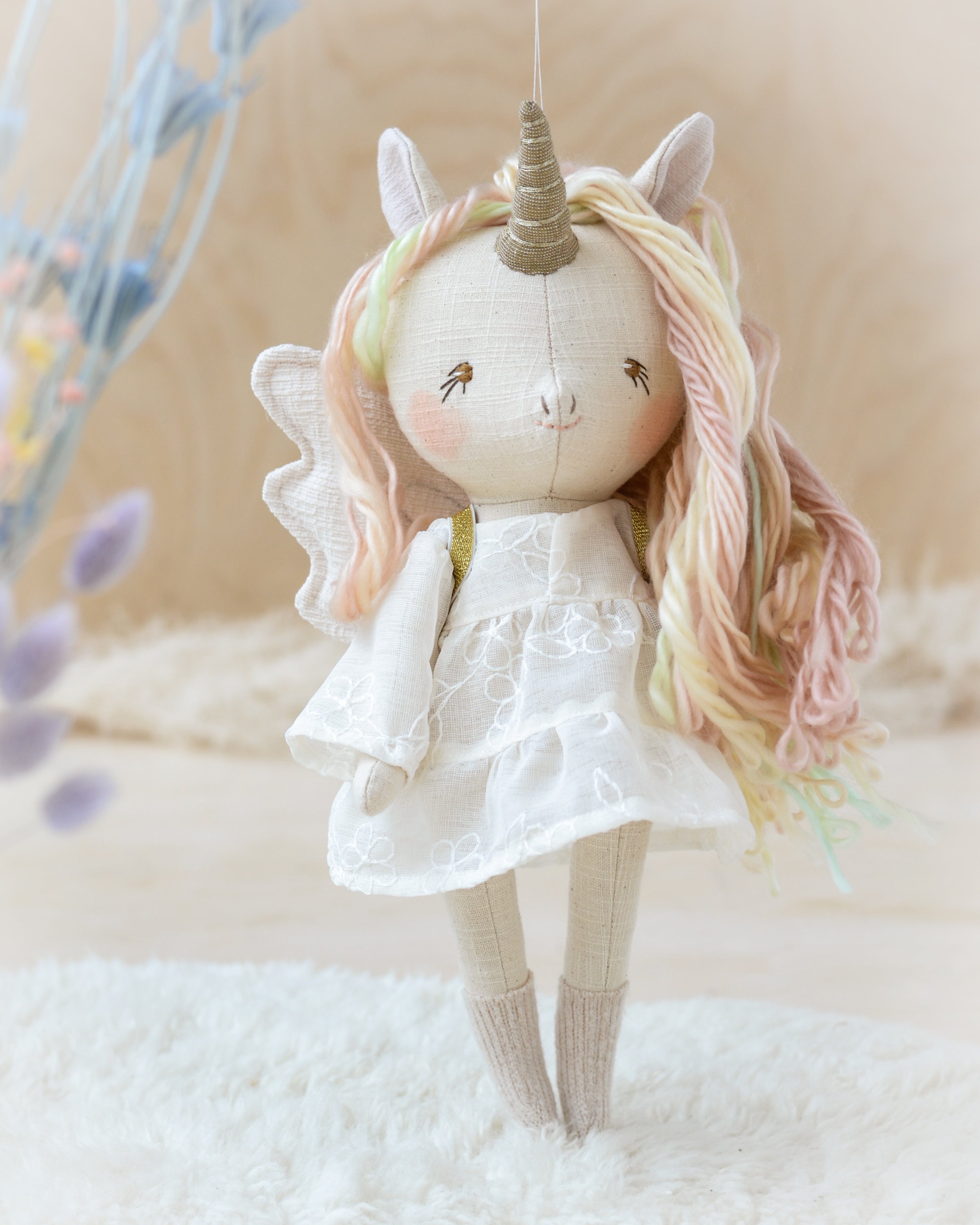 Unicorn Stuffed Animal Sewing Pattern