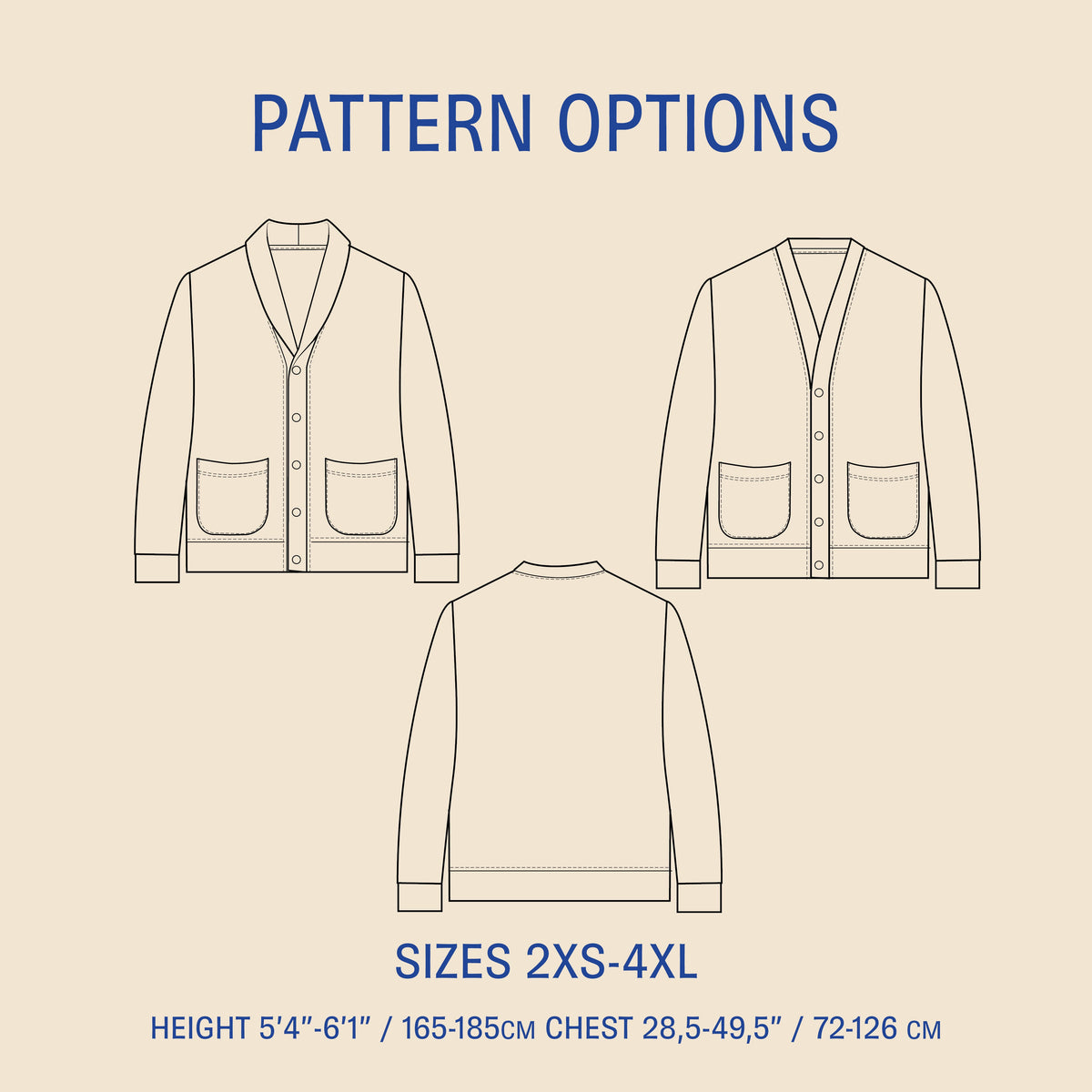 Cardigan Sewing Pattern – THE PATTERN PRESS