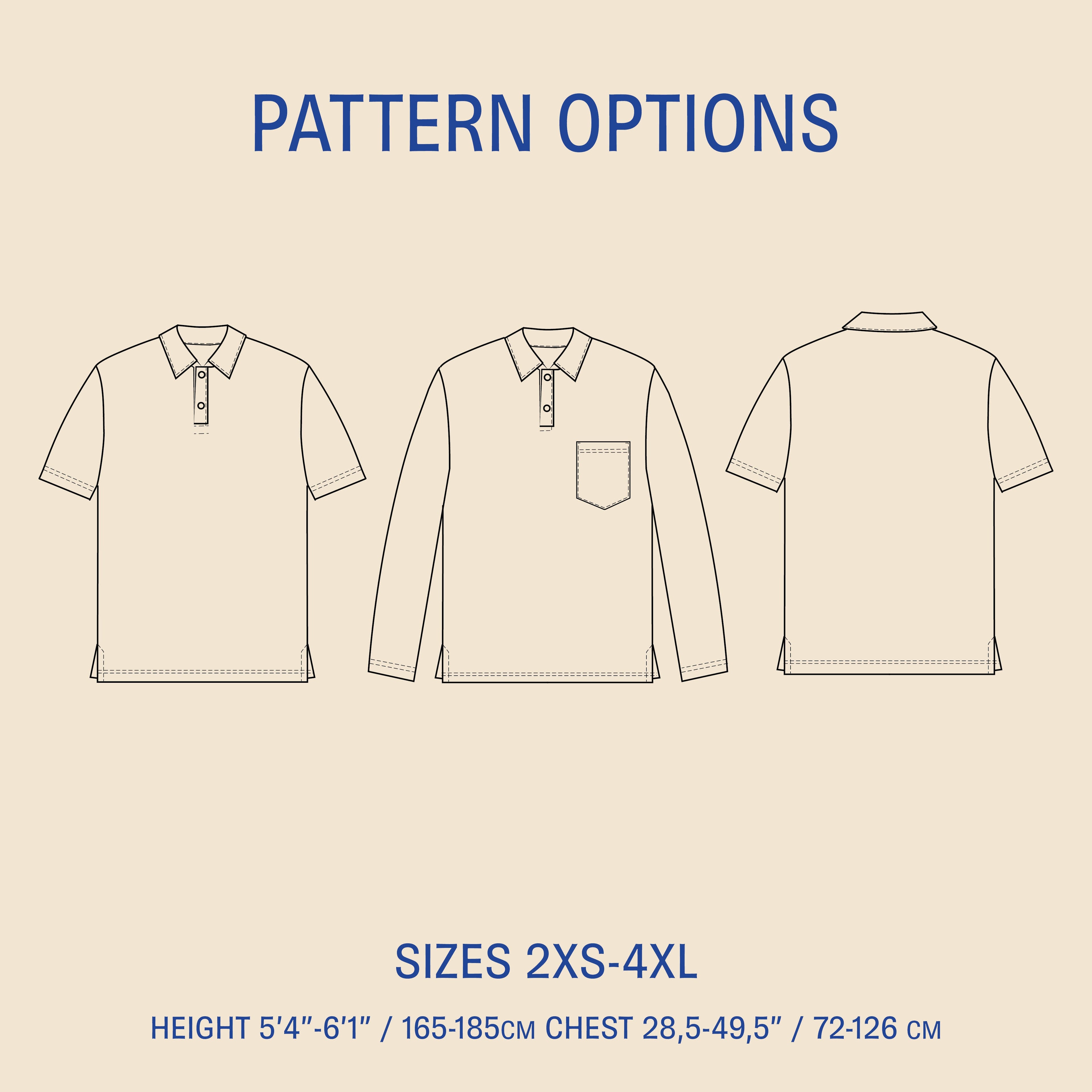 Polo shirt Sewing Pattern