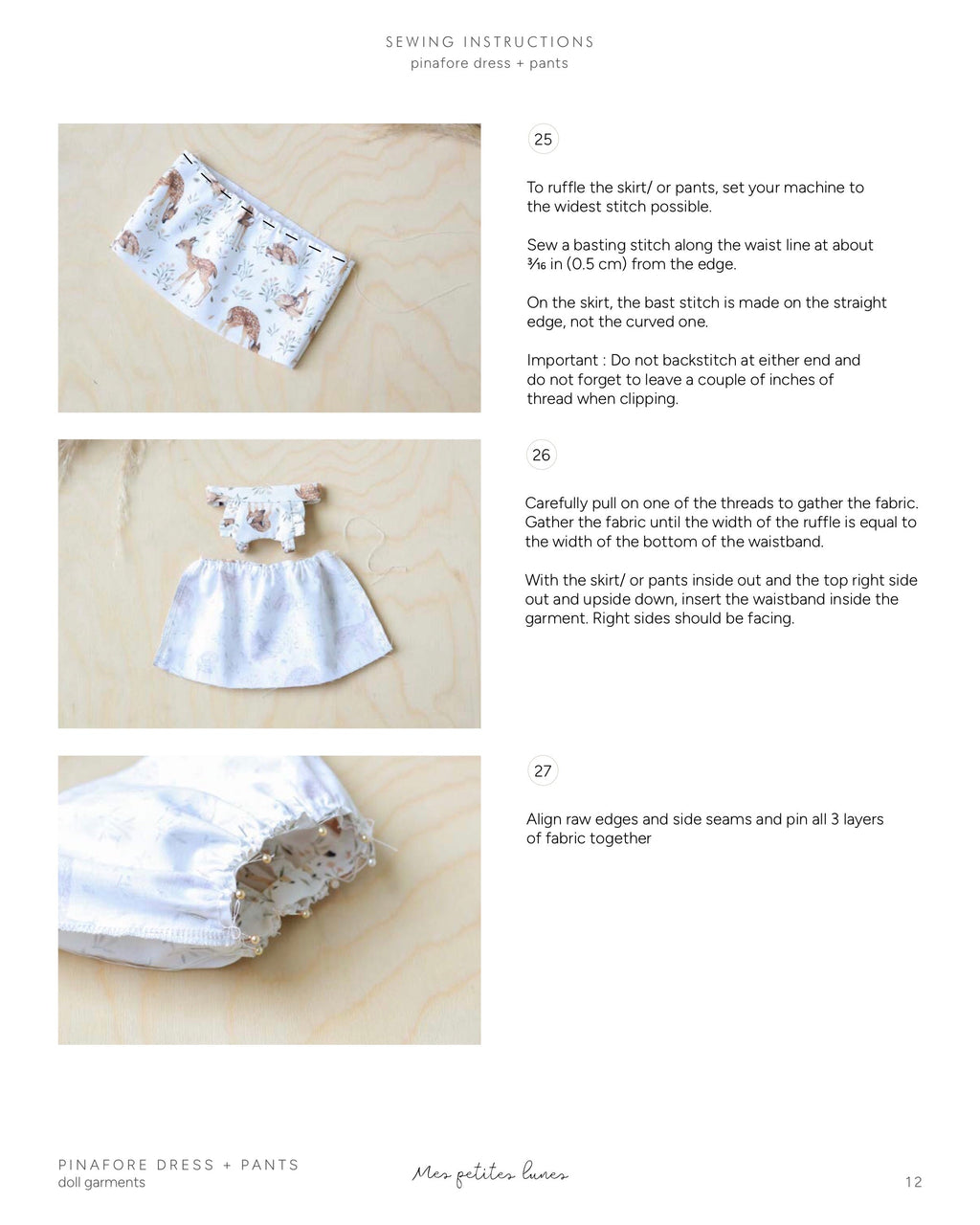 Fawn Sewing Pattern