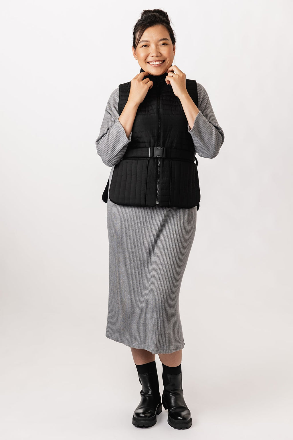 SAANA puffer vest