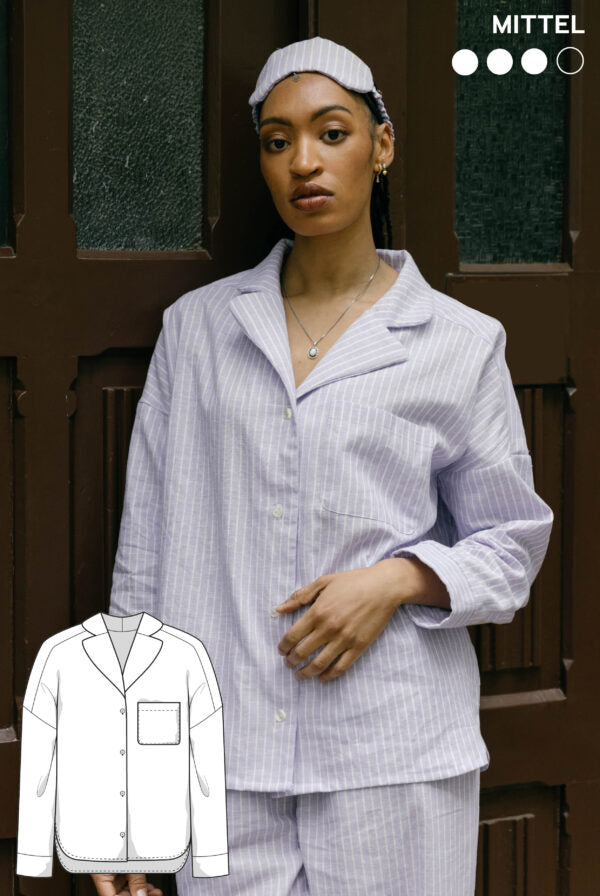 Pyjama Bluse Schnittmuster SERENA