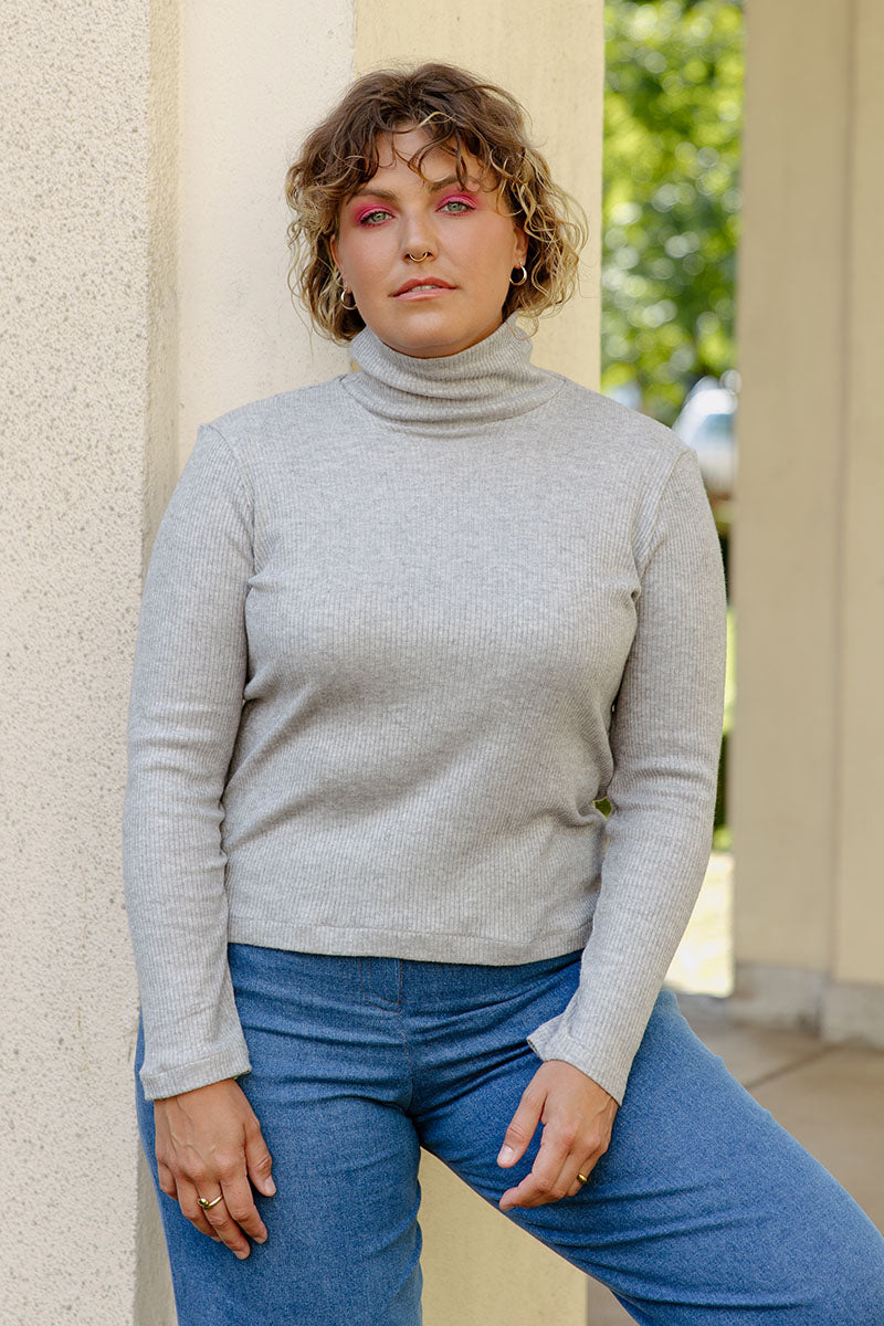 Basic Rollkragen Pullover Schnittmuster