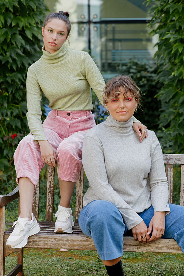 Basic Rollkragen Pullover Schnittmuster