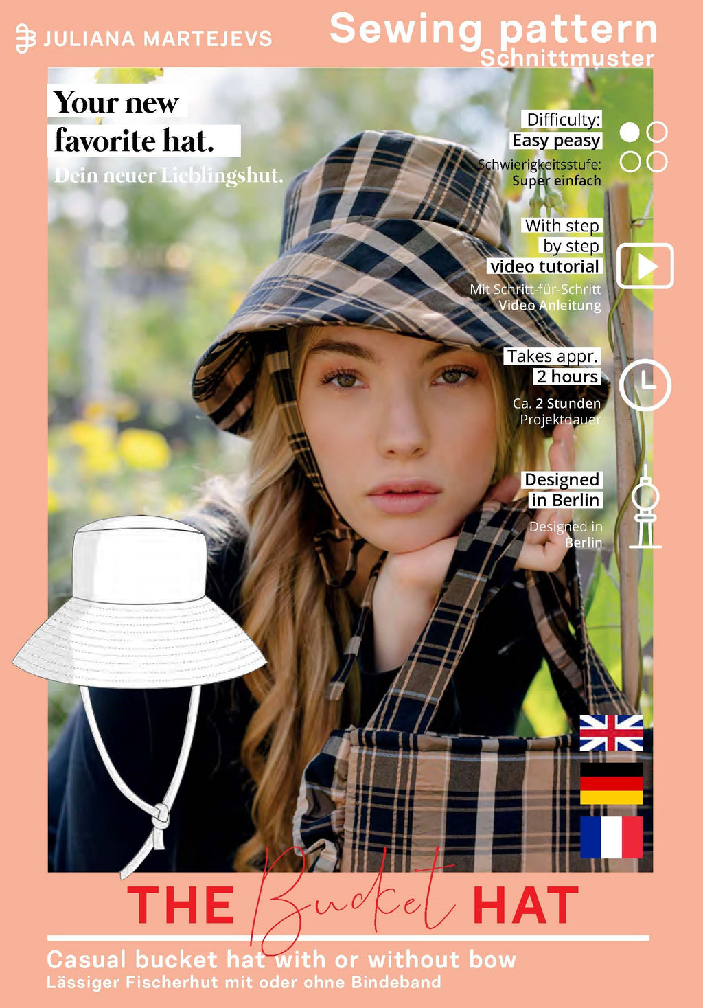 Bucket Hat Schnittmuster