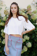 Cropped T-Shirt Schnittmuster
