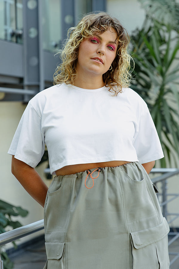 Cropped T-Shirt Schnittmuster