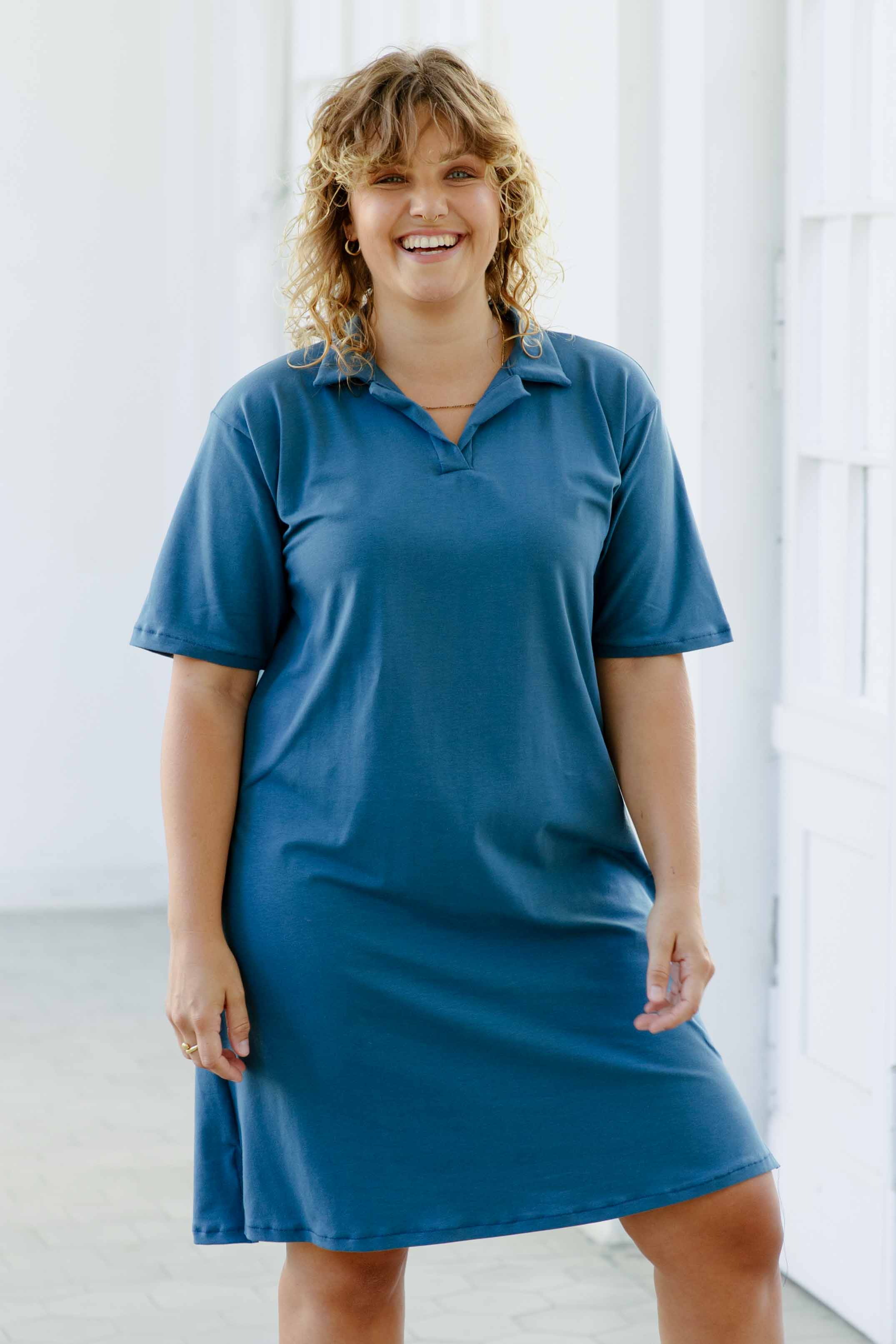 Kurzes Polokleid Schnittmuster HARPER