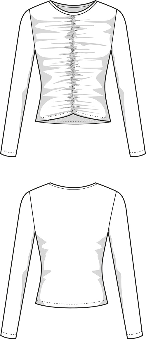 Jersey Top Schnittmuster IVY