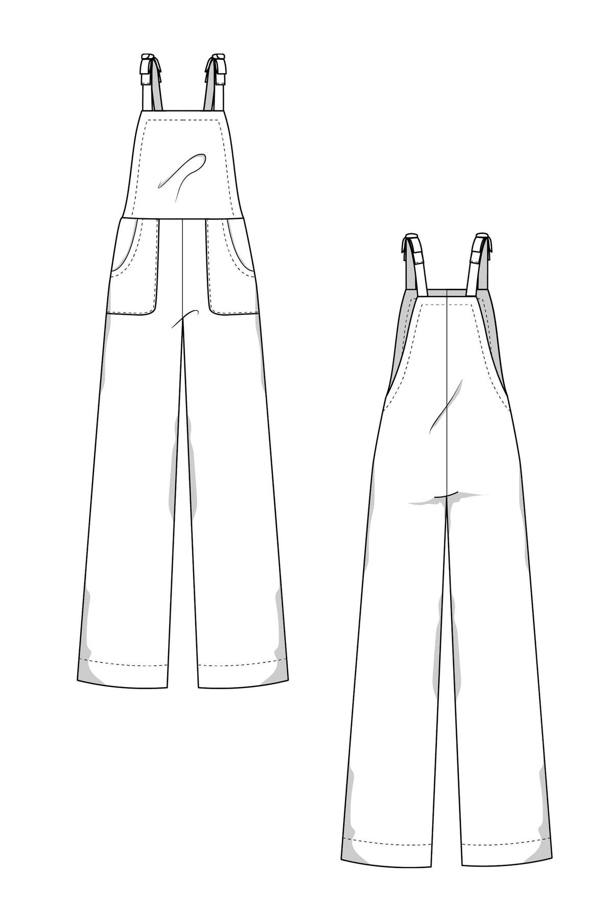 Overalls Sewing Pattern MAISIE – THE PATTERN PRESS