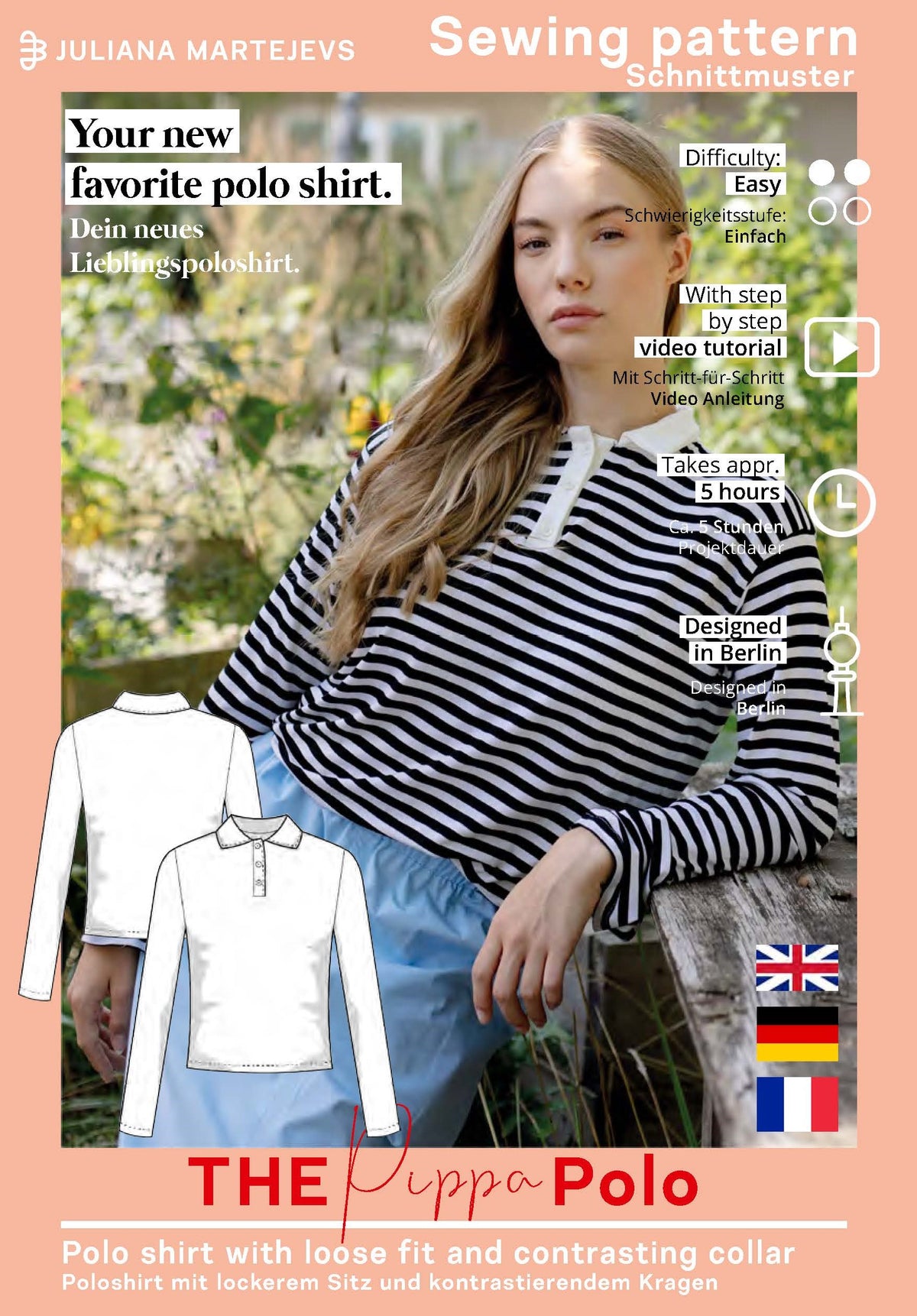 Pattern For Polo Polo Shirt Sewing Pattern POLO – THE PATTERN PRESS