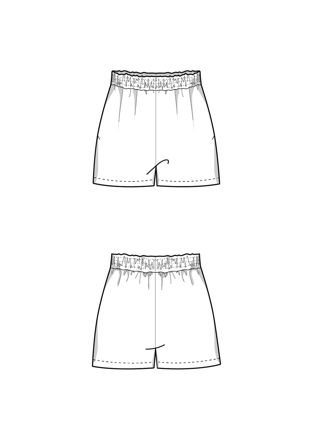 Kurze Hose Schnittmuster PIXIE