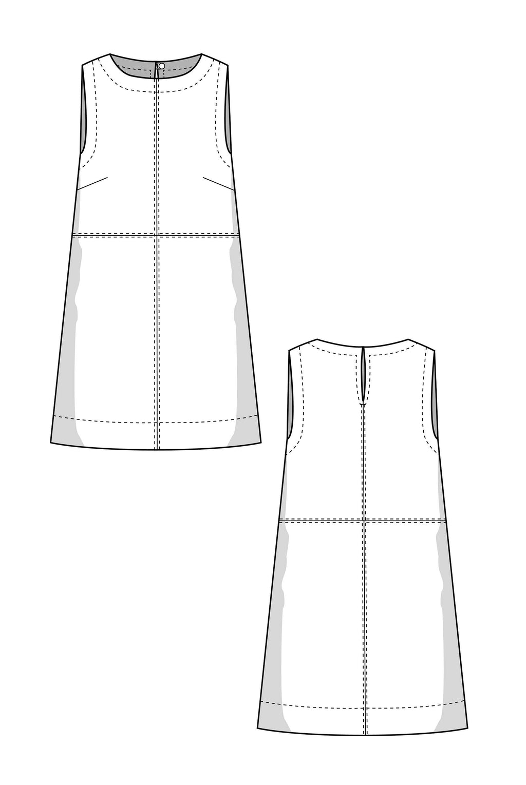 Patchwork Kleid Schnittmuster RUBY