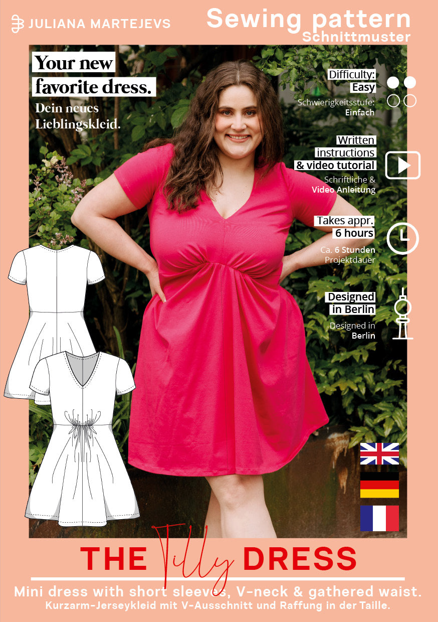 Jersey Kleid Schnittmuster TILLY
