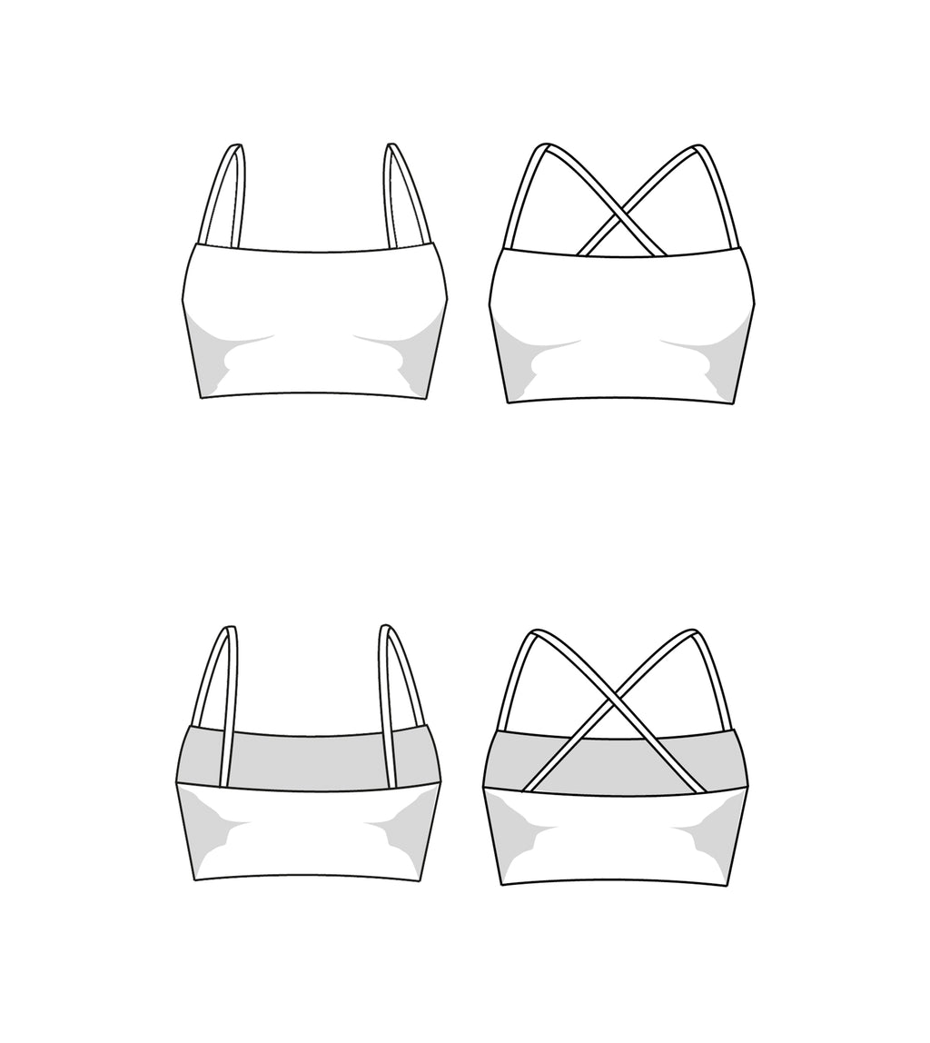 Crop Top Schnittmuster VICY