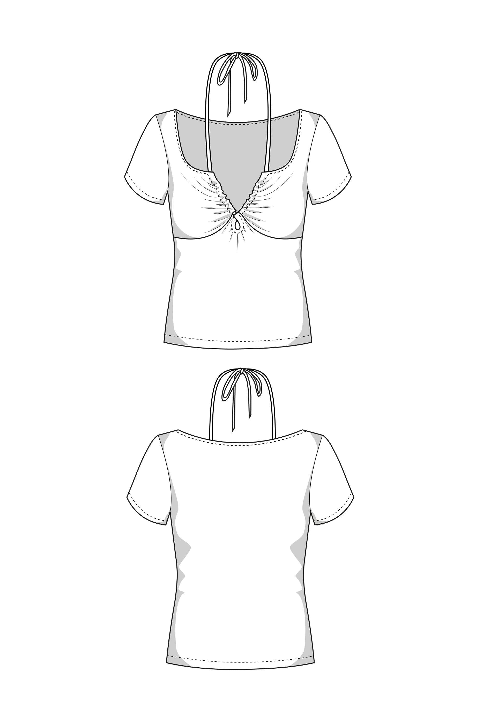 Neckholder Top Schnittmuster WINNIE
