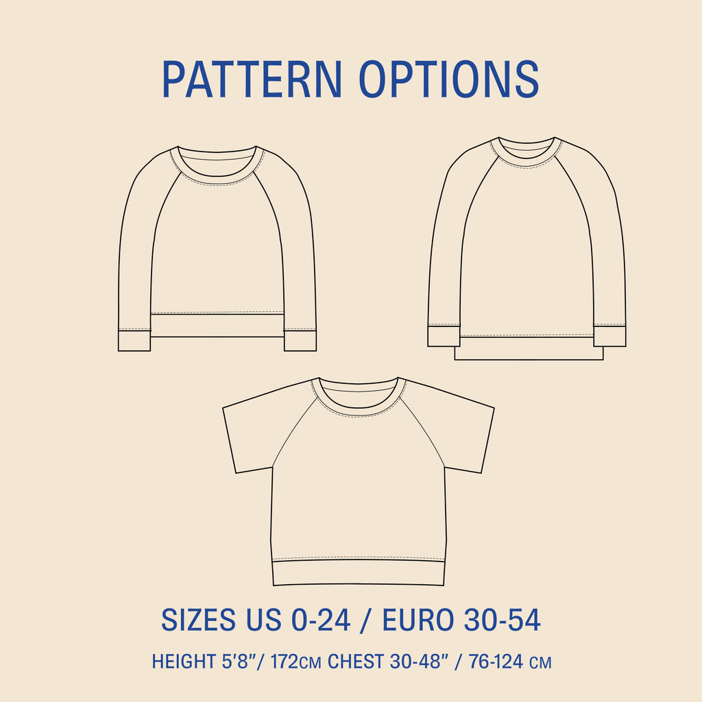 WBM Boxy raglan sweater 