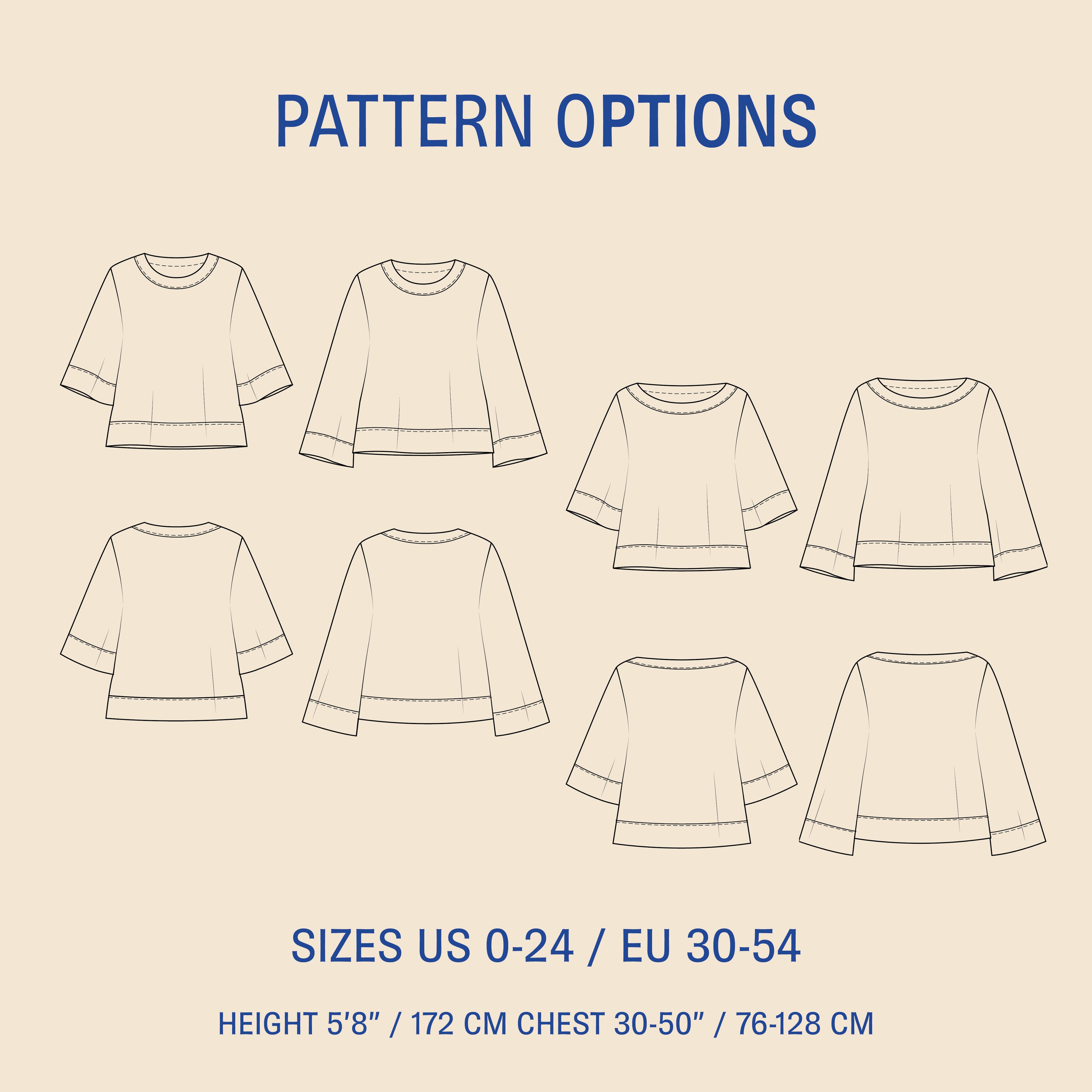 Silke Blouse Sewing pattern