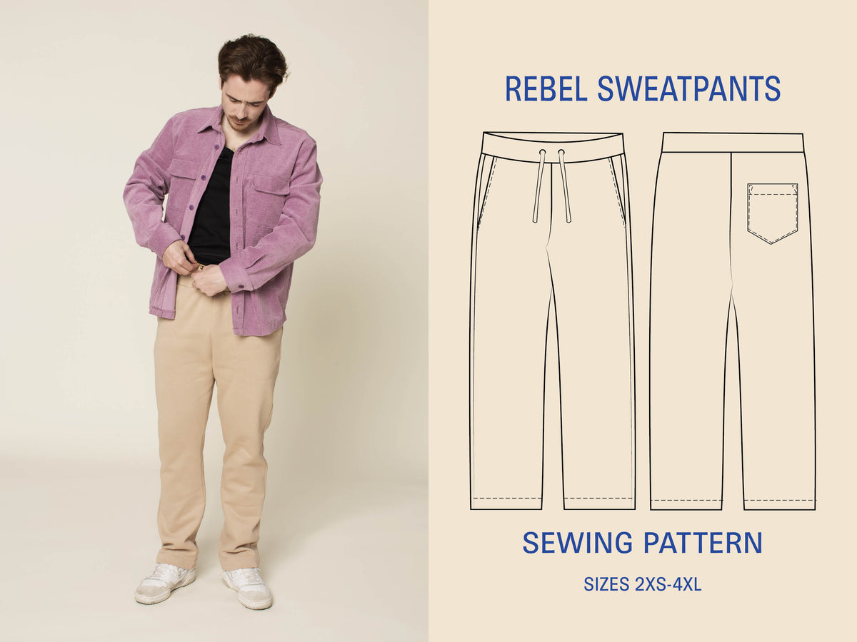 Sweatpants sewing pattern – THE PATTERN PRESS