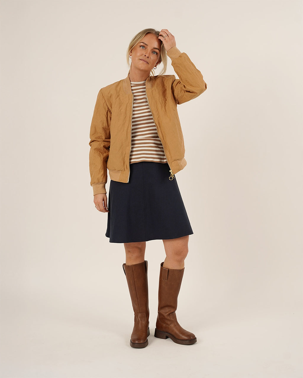 Amelia Bomber Jacket sewing pattern