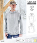 Apollo knit colorblocked hoodie for men (PDF)