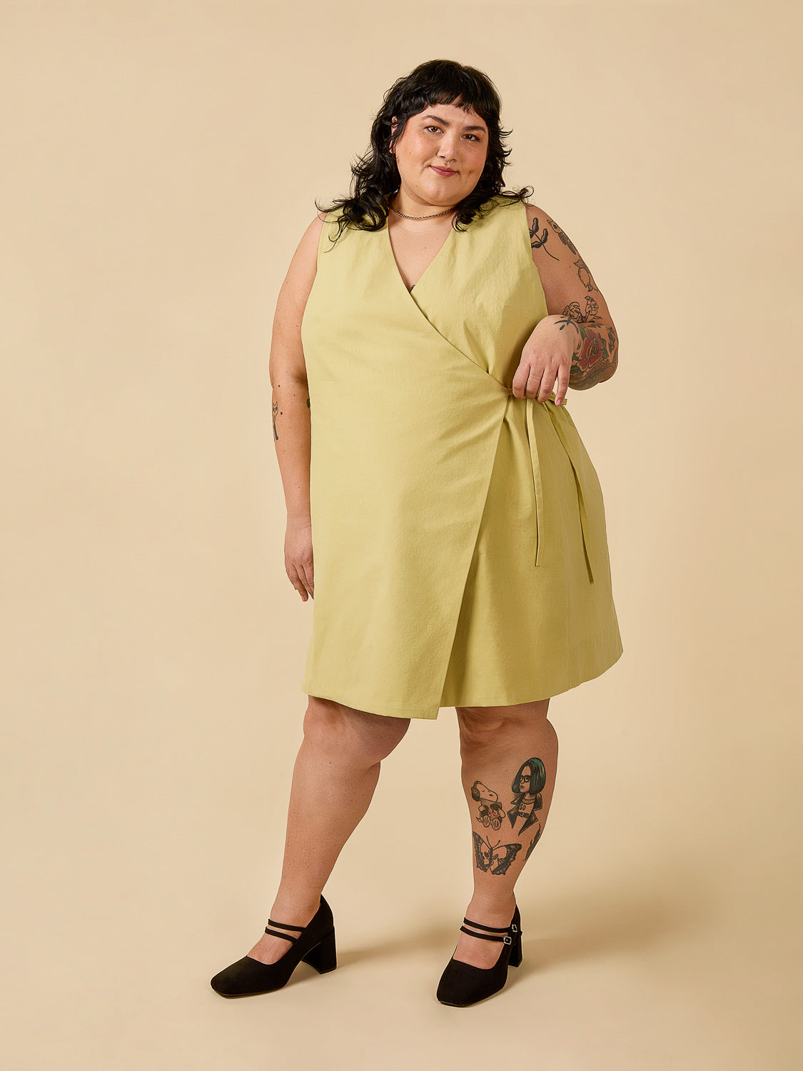 Aylin Wrap Dress + Vest 
