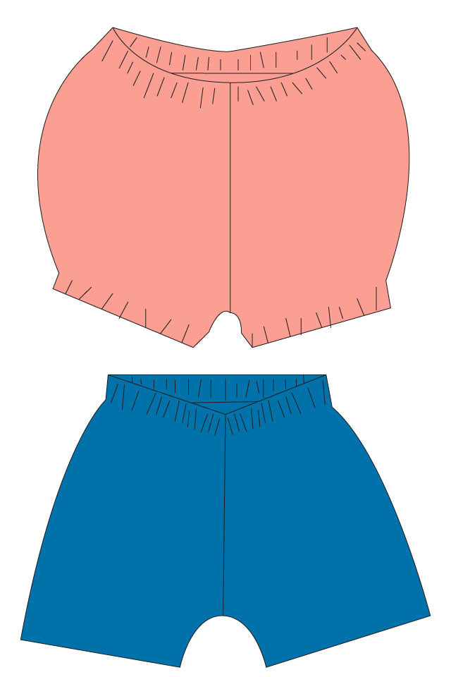 Upcycled Baby Shorts and Bloomers Pattern