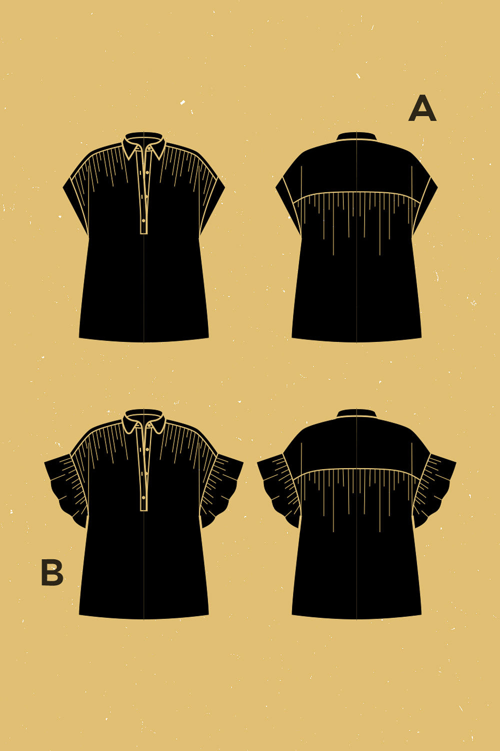 Camelia Blouse Pattern