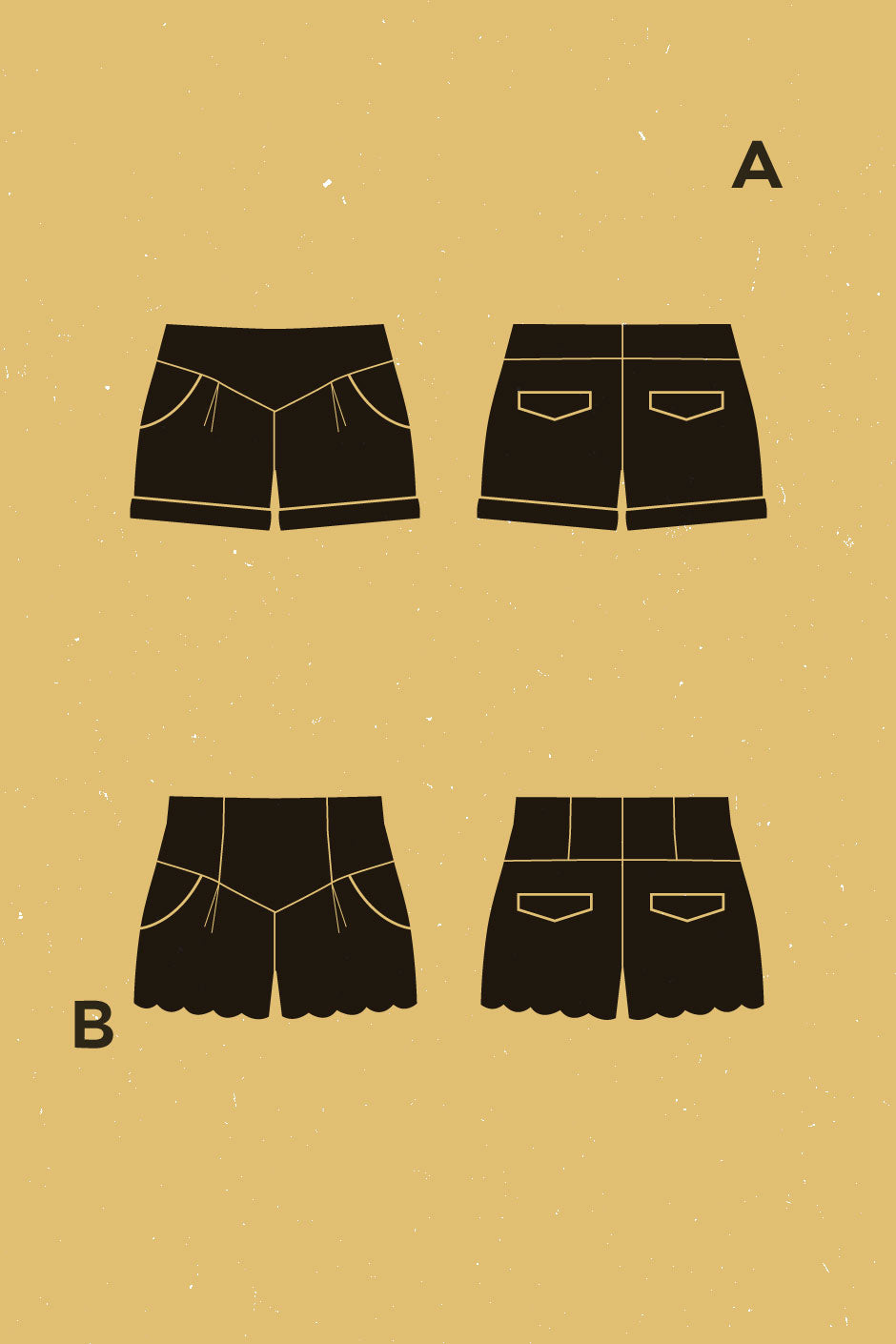 Chataigne Shorts Pattern