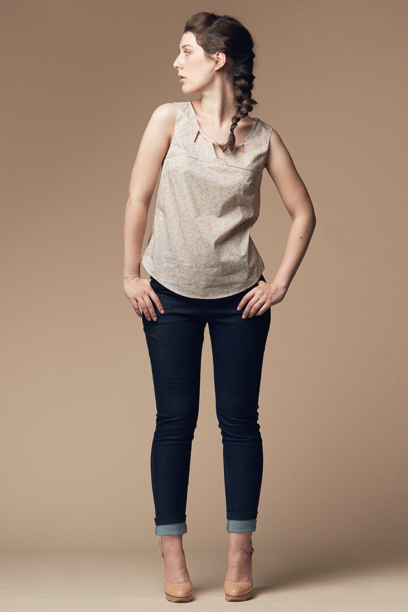 Datura Tank Top Pattern