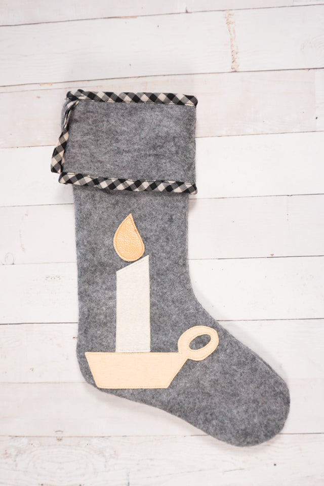 Felt Stocking Sewing Pattern