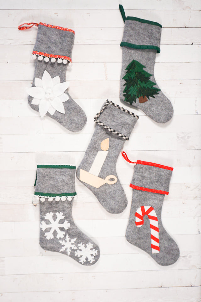 Felt Stocking Sewing Pattern