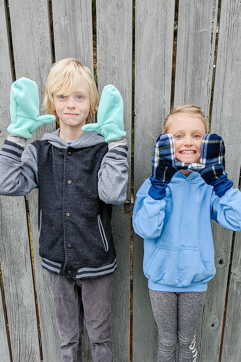 Fleece Mittens Sewing Pattern