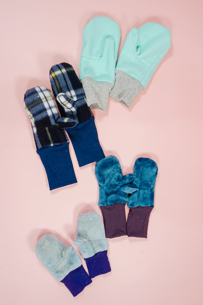 Fleece Mittens Sewing Pattern