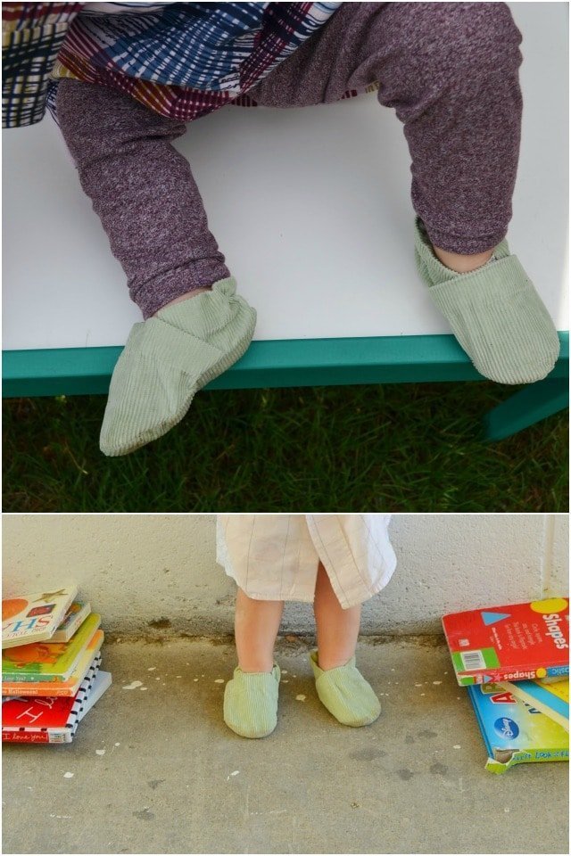 Upcycled Baby Shoes Pattern
