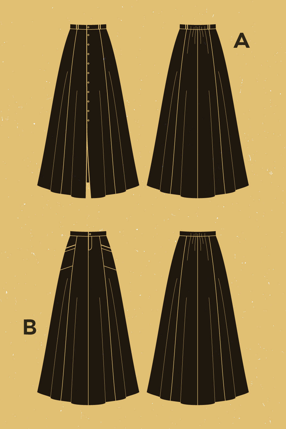 Fumeterre Skirt Pattern