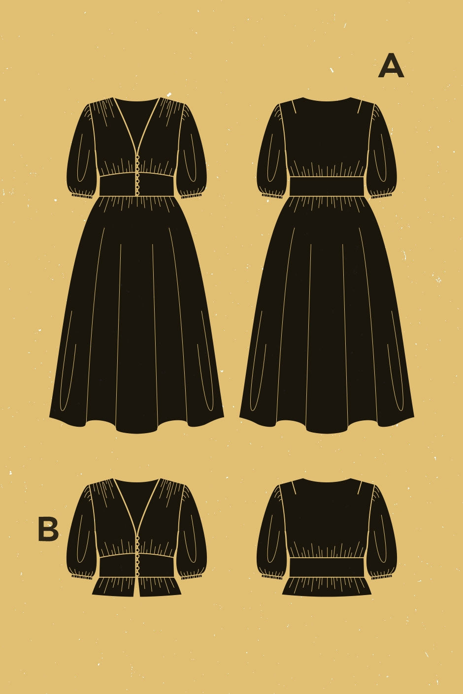 Orchidée Blouse + Dress Pattern