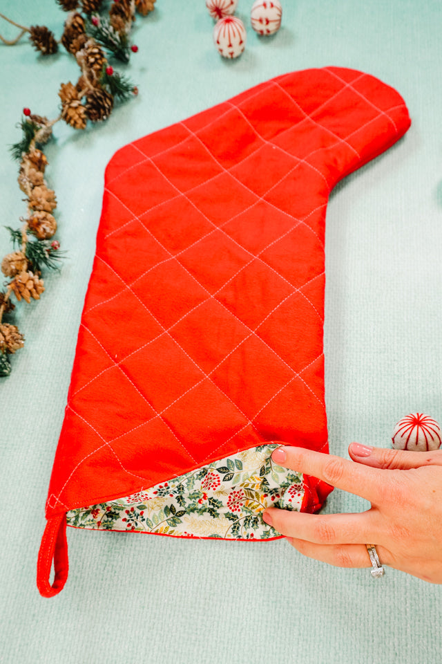 Quilted Christmas Stocking Pattern