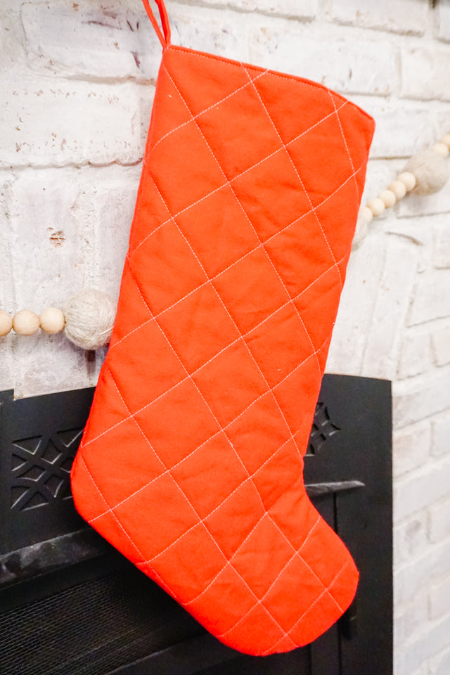 Quilted Christmas Stocking Pattern
